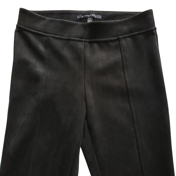 Andrew Marc Faux Suede Leggings Pants Black Size S - Picture 4 of 13